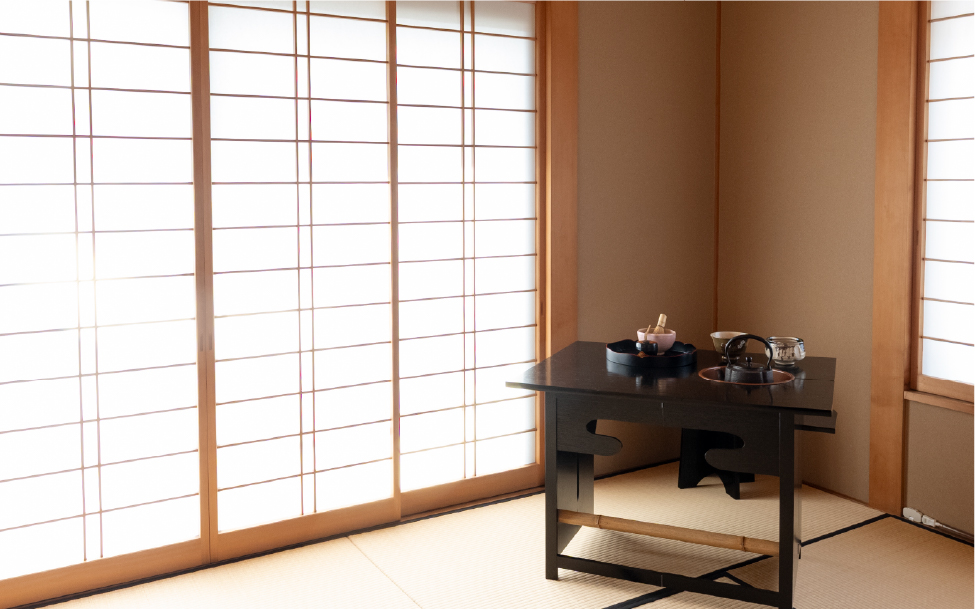 茶道で使用する道具と手